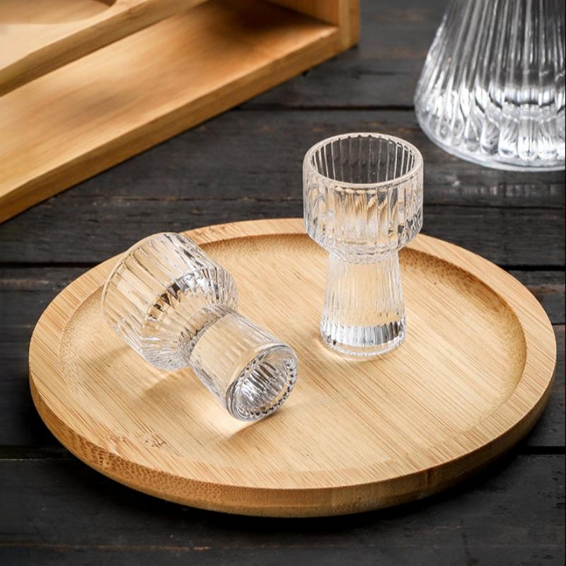 6pcs 10ml Premium Glass Cups, Reusable, Non-Slip, Small Wine Cup Household Wine Dispenser Perfect for Weddings, Christmas