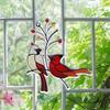 Acrylic Birds Car Doors Branch Fence Ornaments