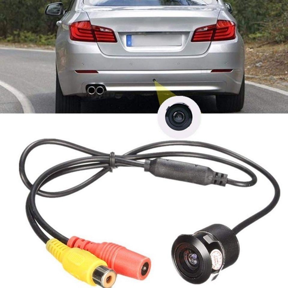 Mini CCD 18.5mm Car Wide Angle Security Reversing Parking Rear View Camera Cam with Drill , Free Shipping
