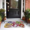Pretty C-Cures Floor Door Kitchen Bathroom Mats Anti-Slip Indoor Doormat Garden Living Room Entrance Rug Carpet Footpad