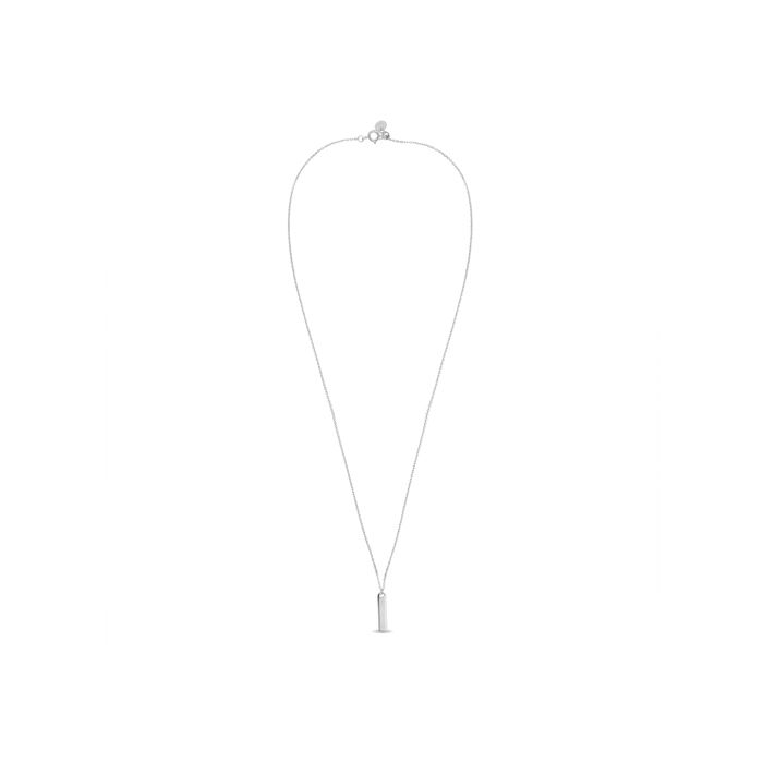Collier - LUXENTER - Chiesso - Argent sterling 925 - Finition rhodiée - Gravure « Le sac »