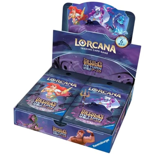 [1 Carton] Disney Lorcania Trading Card Game Japanese Version Booster Pack Ursula Strikes Back 15 Boxes [Ships the Day Before Release]