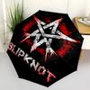 Slipknot, Heavy Metal Themed Automatic Opening and Closing Umbrella, Brightly Colored 8-rib Portable Umbrella, Suitable for Men and Women, A