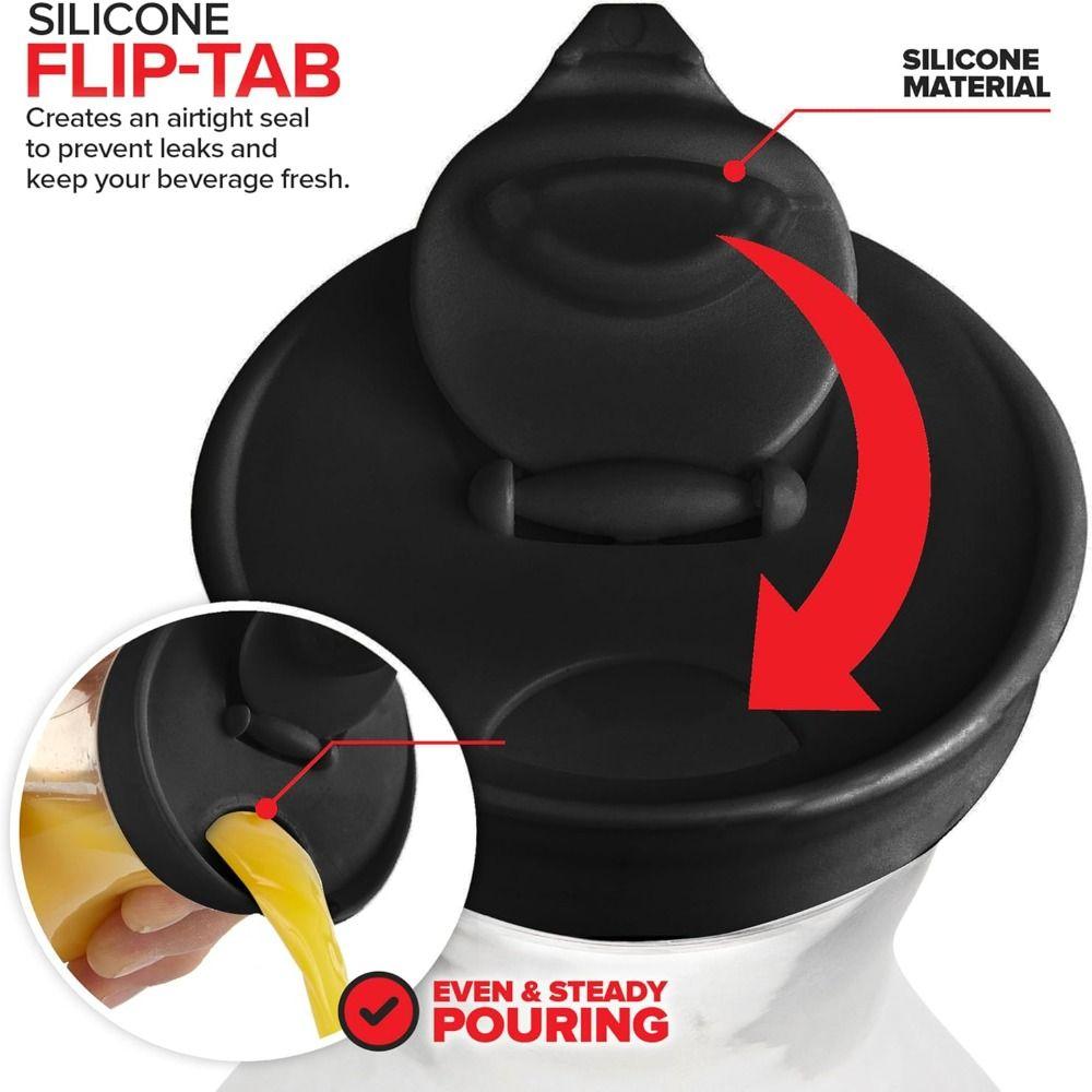 Plastová karafa na džus 32OZ 1000ML Nádoby na nápoje do lednice Jednoduché džbány na nápoje do lednice