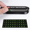 1Pcs Car Temporary Parking Card Phone Number Card Plate Sticker For Kia Rio Ceed Sportage Cerato Soul Sorento K2 K5 K6 K7 K8 Flip