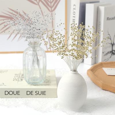 Multi-purpose Pearl Bouquet Plastic Artificial Flowers  Home Decoration