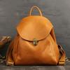 Zaino retrò in pelle di mucca primo strato Designer Borsa da viaggio da donna di lusso Borsa da donna di moda di grande capacità