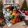 Scooby Doo Cartoon Print blanket Flannel Blanket Soft Cozy Plush Throw for Sofa Bed Lightweight Home Decoration