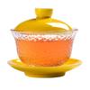 Ceramic Gaiwan Tea Bowl with Glass Lid