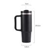 Eyawe Thermos with Lid, Handle, and Straw, Vacuum Insulated, Double-Walled Wall, Large Capacity, Keeps Hot or Cold, Spill-Proof, Stainless Steel Kettl