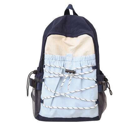 New Large-capacity Niche-style, Simple, Versatile, Color-blocking Sports and Outdoor Lightweight and Casual Travel Double-should