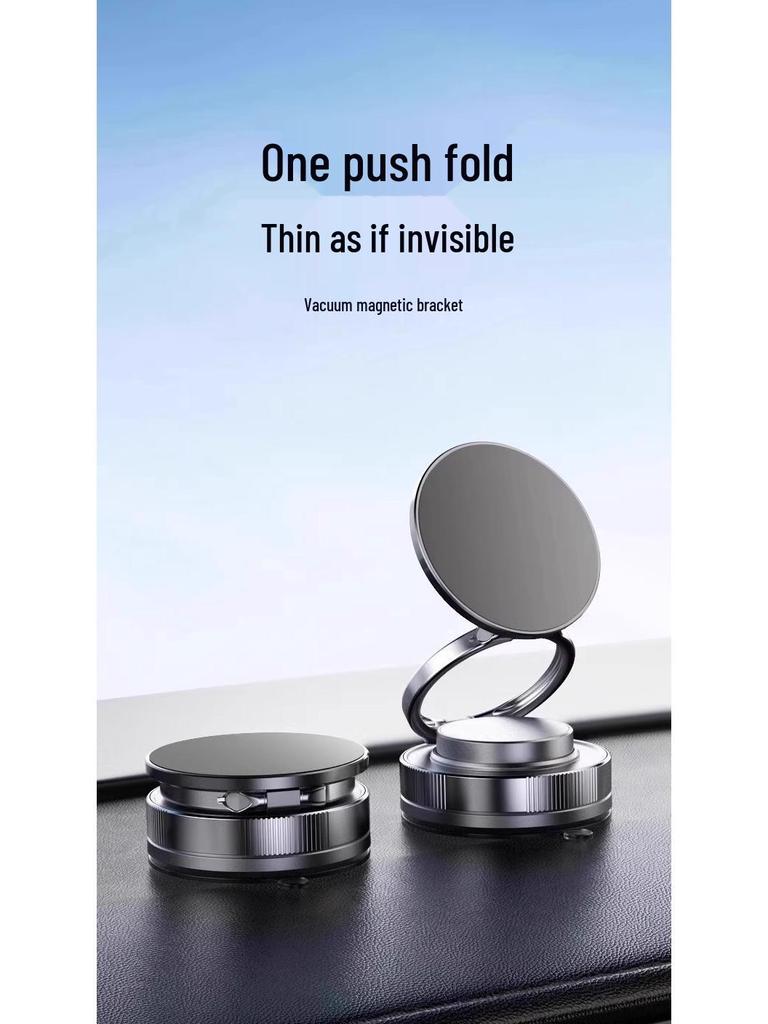 2025 Magnetic Car Phone Holder: Suction Cup Mount for In-Car Navigation