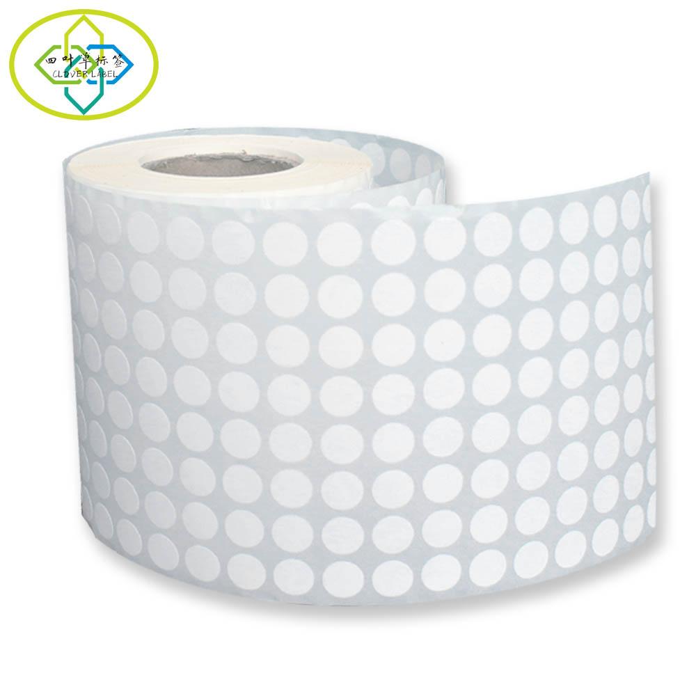 Blank Custom Size White Thermal Transfer Label Self Adhesive Paper Barcode Stickers Rolls for Shipping Mark