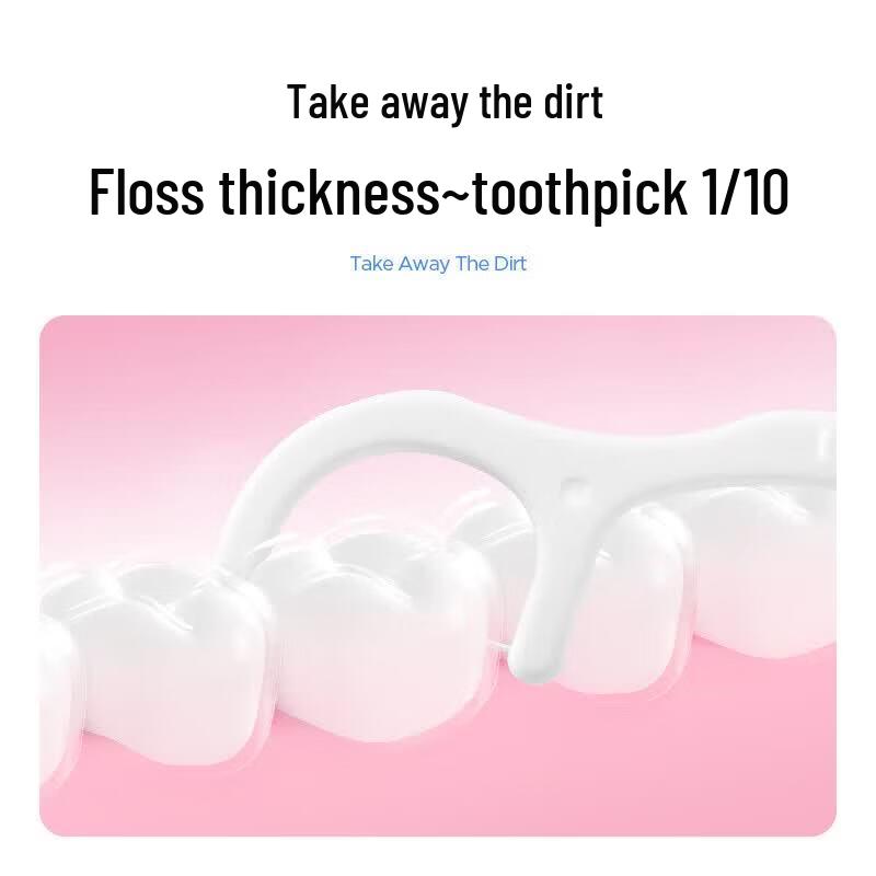 Mint Flavored Dental Floss Picks, 100 Count