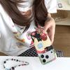 Black Cat Cartoon Chain Phone Case for iPhone 17, 16 Pro Max, 15, 14