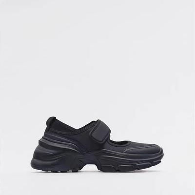 Verano 2024 Señoras Nuevos Zapatos Mary Jane Retro de Color Sólido con Punta Redonda Diario Casual Compras Señoras Tacones Altos Zapatos Mujer