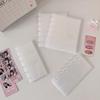 1Pc Ins Simple Frosted Mini Binder - Korean Fashion KPop Idol Photo Storage 1/4 Cut Card Holder Cute Girly Accessory
