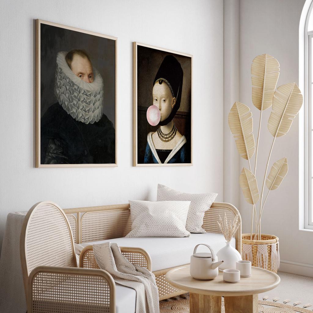 Set of Two Posters Bubble Gum