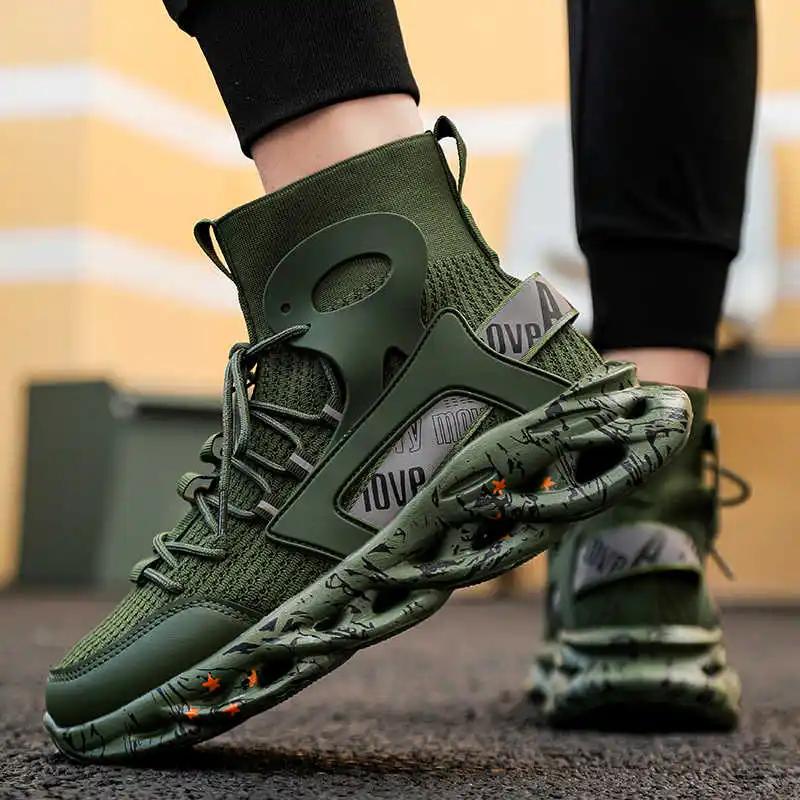 Fashion With Ties High Platform Gents Shoes Heels Wedding Party Dress Yellow Boots Men Sneakers Sports Sapateneis Girl Snow Boots