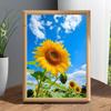 Sunflower Photo Frame: Sun-Seeking Tabletop Decor for Living Room or Office