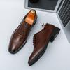 Men Formal Shoes Slippers Patent Leather Dress Shoes Luxury Brand Business Office Wedding Mules Footwear Men Shoes