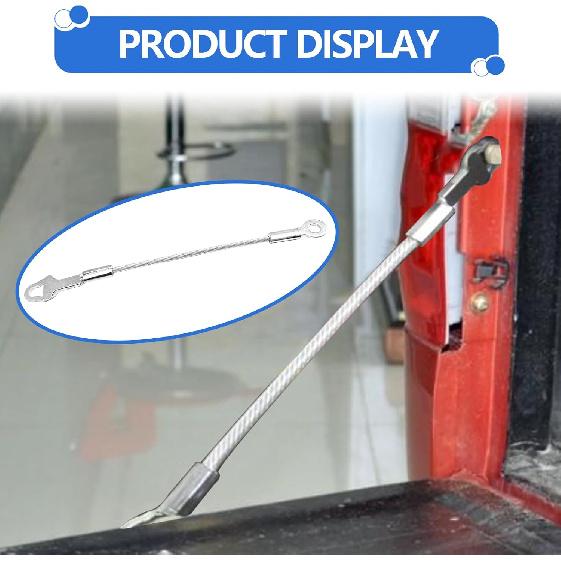 2PCS Tailgate Cable Compatible With Polaris Ranger 2005-2006, 500 2005-2010, 700 2005-2009, 800 2010-2016, 900D 2011-2014 Tail Gate Cable Replace #