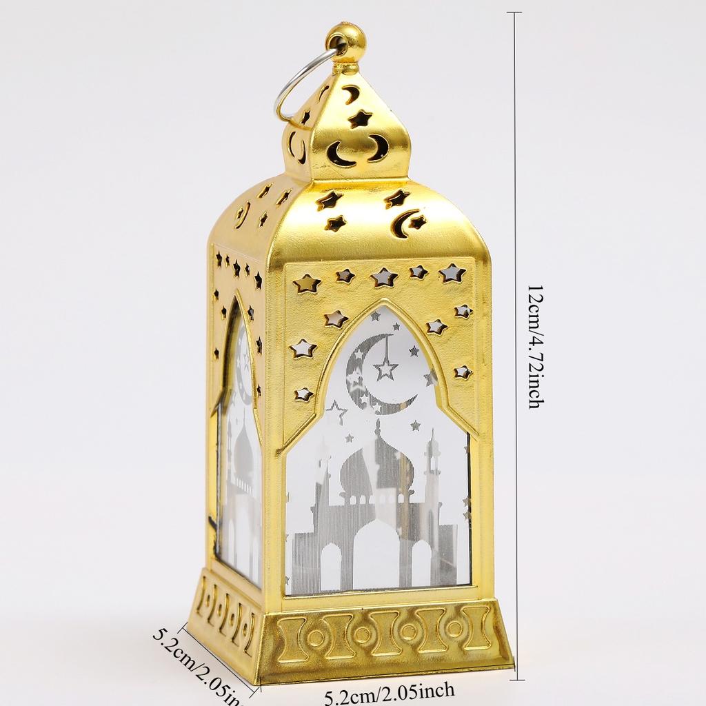 LED Lantern Lights Castle Lights Ramadhan Decorations Eid Gifts Table Decorations Islamic Muslim Holiday Party Supplies
