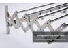 304 Stainless Steel Retractable Towel Rack with Hooks for Bathroom, Hotel, or Balcony Drying