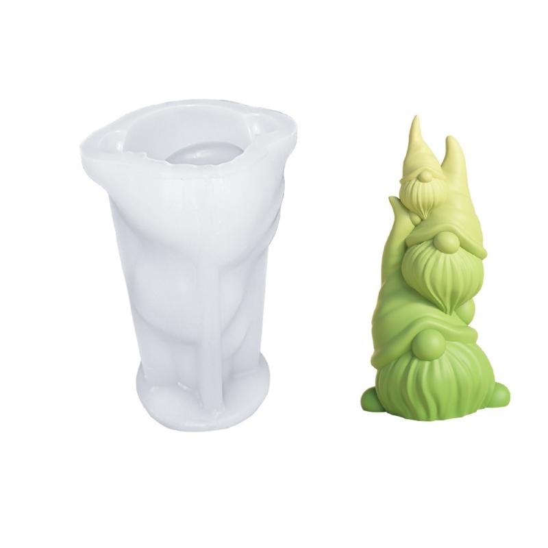 

Christmas Themed Candle Silicone Molds Food Grade Silicones For Epoxy Resin Candle Soap Chocolate Holiday Decoration