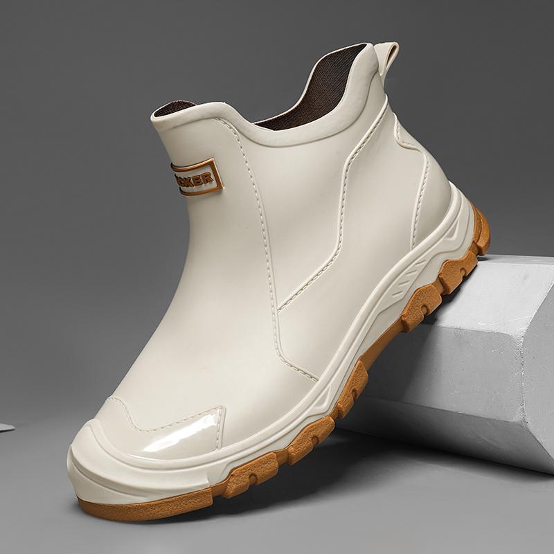 Nové venkovní protiskluzové lehké boty Pánské holínky Nepromokavé gumové rybářské boty Odolné nepromokavé gumové rybářské boty