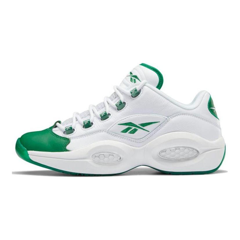 Reebok Question Low Green Toe Erkek Spor Ayakkabı Beyaz Glen-Green Cloud-White GZ0367