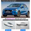 for Mazda 2 Demio 2015 -2018 DJ Chrome Door Handle Cover Trim Set 2016 2017 Sedan Hatchback Car Accessories Stickers Car Styling