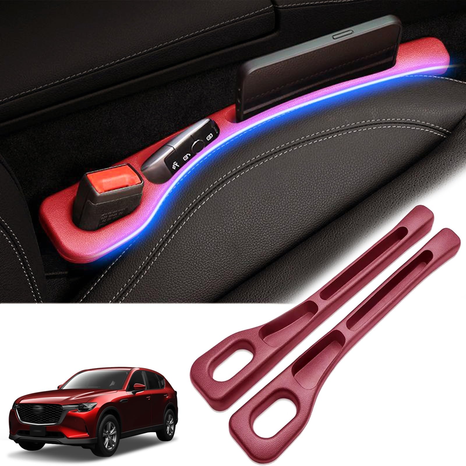 

(New Model Multi-functional & Storage for Small Items) Mazda CX-60 KH Type Car Gap One Size красный