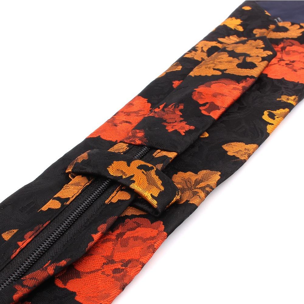 8CM Floral Neck Ties Adjustable Wedding Necktie Men Casual Business Formal Tie Party