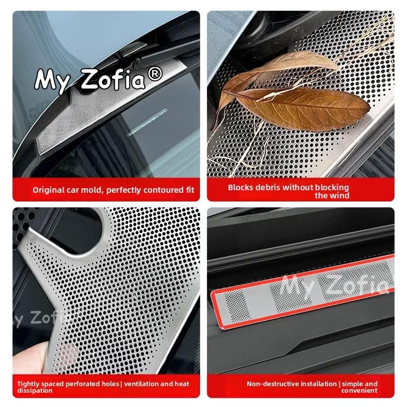 For Zeekr 7GT 2025 2026 Car Vent Protective Cover Wear Resistant Debris Prevention Air Inlet Guard Exterior Trim Accessories