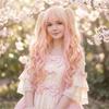 80cm Long Curly Cosplay Wig with 2 Ponytails Women Layered Wigs Pink Blue Gold Curly Wigs  Carnival