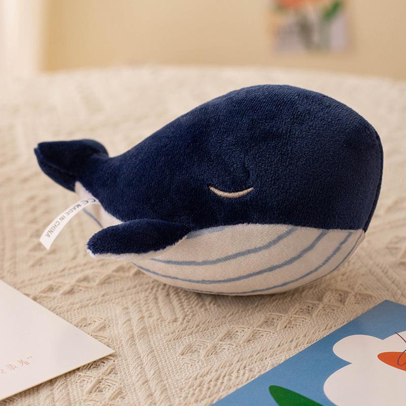 Porpoise & Whale Plush Keychain: Dolphin Doll Bag Charm Stuffed Animal