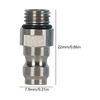 M8x1 Threaded Air Charging Valves with 40MPa Pressure Rating Leakproof One Way Mechanism For Industrial Pneumatic Tool