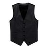 Men Waistcoat V Neck Formal Sleeveless Single-breasted Spring Vest for Work