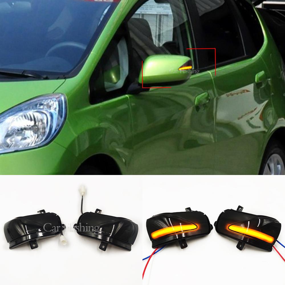 Turn Signal Light for Insight ZE2 2013-2014 for FIT/JAZZ GE6/GE8 HYBRID GP1 Rearview Mirror Dynamic LED Indicator Lamps