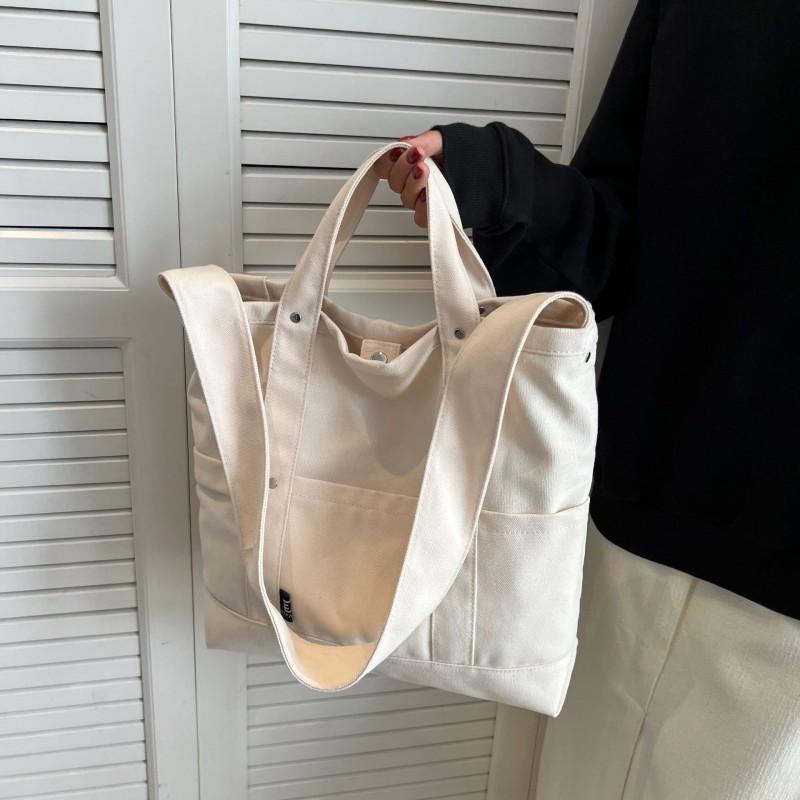 Japanese Canvas Bag Female College Students 2026 New Large-capacity Shoulder Harajuku Style Literary Cross-body