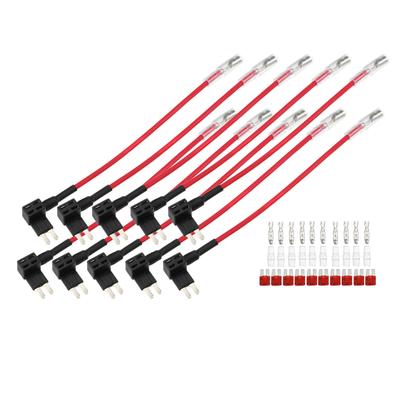 X AUTOHAUX Micro 2 Προσαρμογέας Ασφάλειας με Καλώδιο Ασφάλειας 10A Στυλ Ασφάλειας 32V Σετ 10 τεμαχίων
