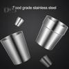 201 Stainless Steel Cup Stackable Drinking Mug Double Wall Vacuum Insulated Coffee Cup Reusable Drinkware for Home Camping Outdoor Activities