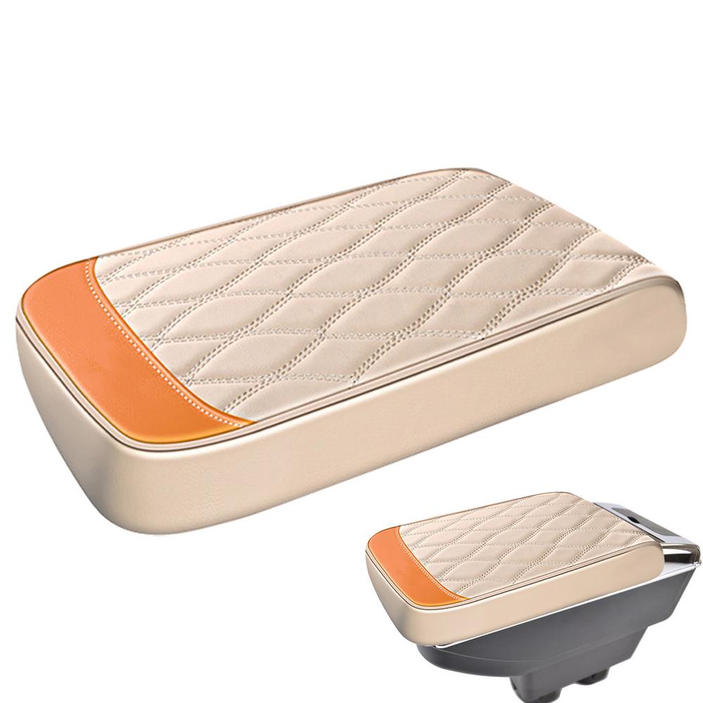 

Подушка для центральной консоли автомобиля, чехол для подлокотника центральной консоли, водонепроницаемый чехол из пеноматериала с эффектом памяти для центральной консоли автомобиля, внутренняя часть коричневый