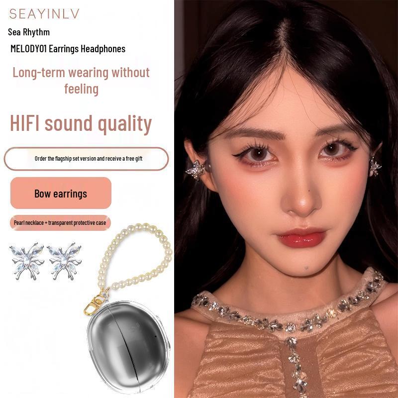 

Haiyinlv Melody 01 AI Ear Clip Wireless Bluetooth Sports Earbuds