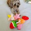Beißfeste Welpenhunde Katze Kauspielzeuge Plüsch Quietsch Haustier Fruchtspielzeug für Kleine Mittelgroße Hunde Chihuahua Beagle mascotas Zubehör