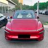 For New Tesla Y 2024+ Front Bumper Spoiler Fog Lamp Hoods Modification Trim Cover Air Knife Splitter Body Kit Tuning