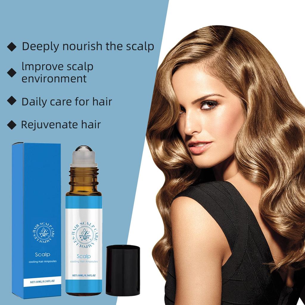 Nährende Haarroller-Ölpflege Frizziges Glattes Starkes Haarroller-Öl Feuchtigkeitsspendend Reduziert Trockenheit und Wassermangel.10ML