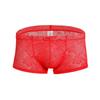 Men's Sexy Lace Boxer Briefs - High-End, Comfortable, Breathable, Large Pouch, Summer Trendy C504.