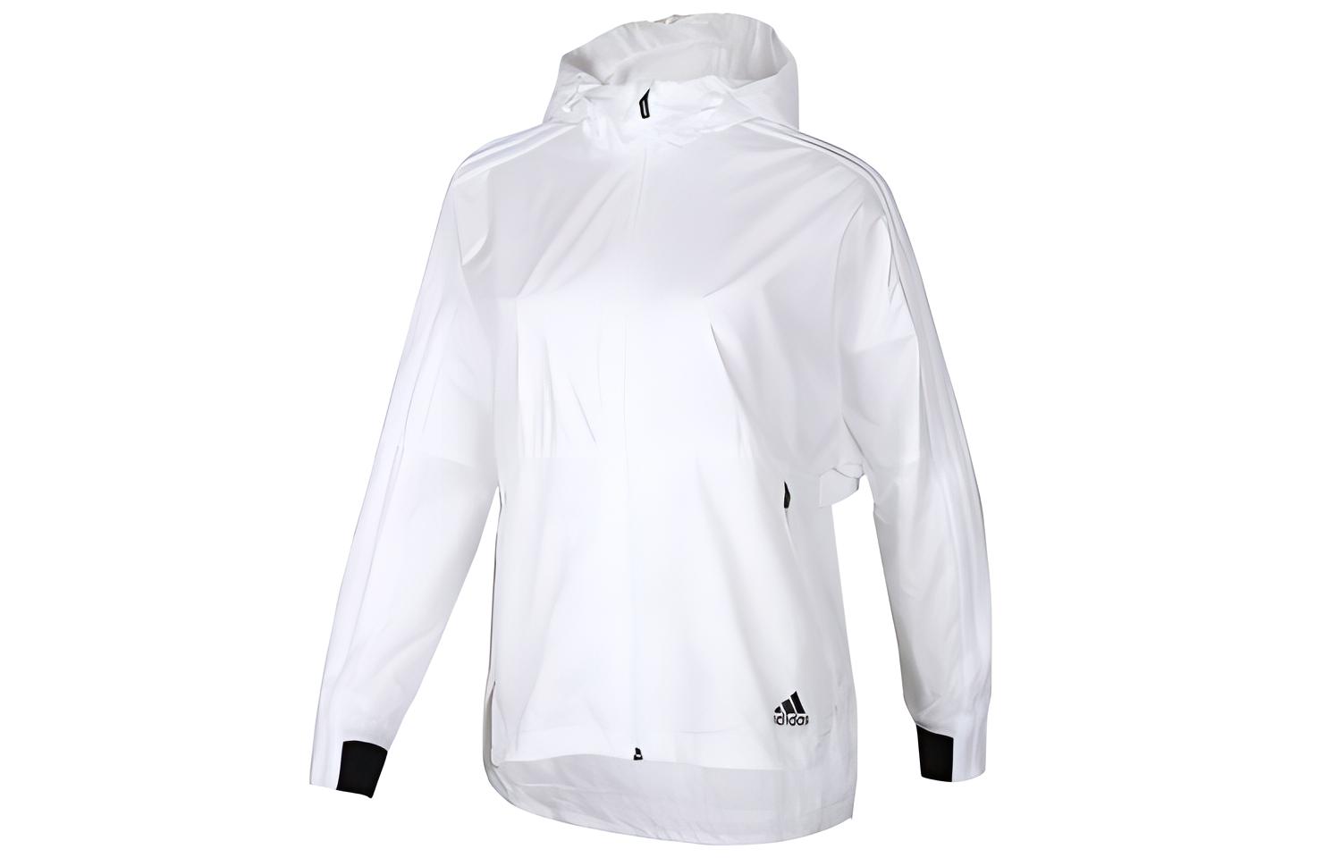 

Adidas Jackets Women s White Hooded Moderate Other EH3848 L